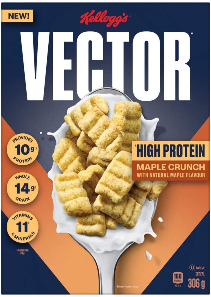 Kelloggs Vector Maple Crunch Cereal